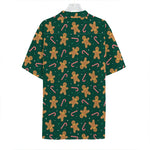 Gingerbread Man Cookies Pattern Print Hawaiian Shirt