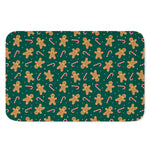 Gingerbread Man Cookies Pattern Print Indoor Door Mat
