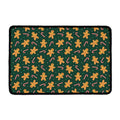 Gingerbread Man Cookies Pattern Print Kitchen Mat