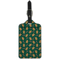 Gingerbread Man Cookies Pattern Print Luggage Tag