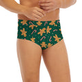 Gingerbread Man Cookies Pattern Print Men's Briefs
