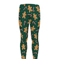 Gingerbread Man Cookies Pattern Print Men's Leggings
