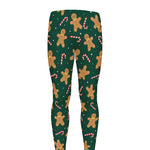 Gingerbread Man Cookies Pattern Print Men's leggings