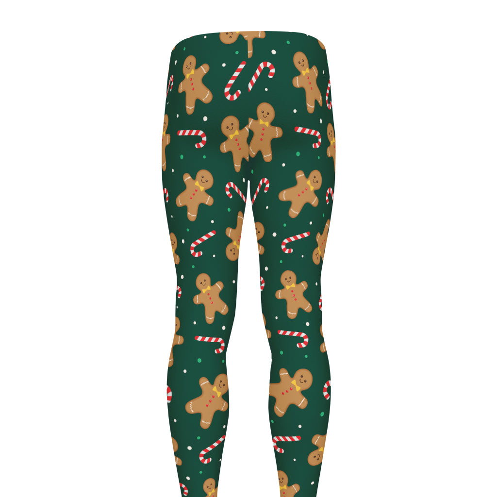 Gingerbread Man Cookies Pattern Print Men's leggings