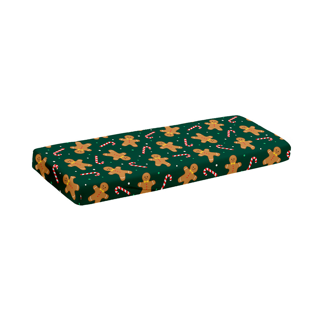 Gingerbread Man Cookies Pattern Print Piano Keyboard Cover