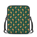 Gingerbread Man Cookies Pattern Print Rectangular Crossbody Bag