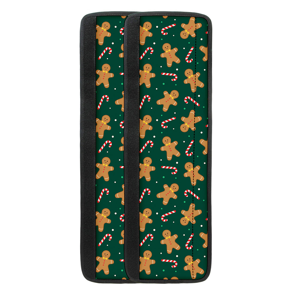 Gingerbread Man Cookies Pattern Print Refrigerator Handle Covers