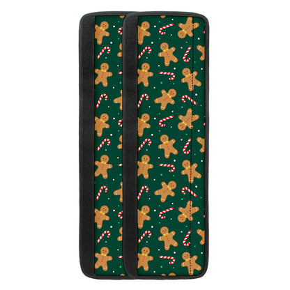 Gingerbread Man Cookies Pattern Print Refrigerator Handle Covers