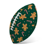 Gingerbread Man Cookies Pattern Print Rugby Ball