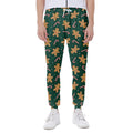 Gingerbread Man Cookies Pattern Print Joggers