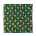 Gingerbread Man Cookies Pattern Print Silk Bandana