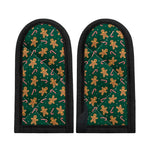 Gingerbread Man Cookies Pattern Print Skillet Handle Cover