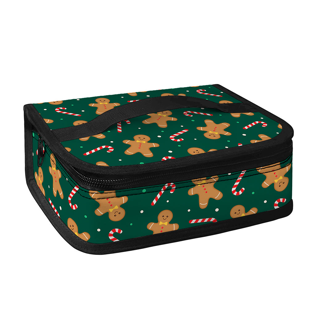 Gingerbread Man Cookies Pattern Print Small Lunch Bag