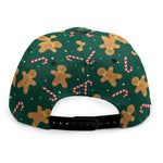Gingerbread Man Cookies Pattern Print Snapback Cap