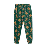 Gingerbread Man Cookies Pattern Print Sweatpants