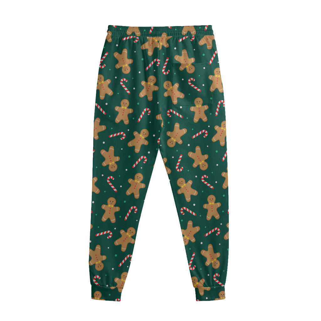 Gingerbread Man Cookies Pattern Print Sweatpants
