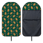 Gingerbread Man Cookies Pattern Print Waterproof Car Seat Cover