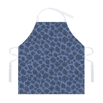 Giraffe Denim Jeans Pattern Print Adjustable Apron