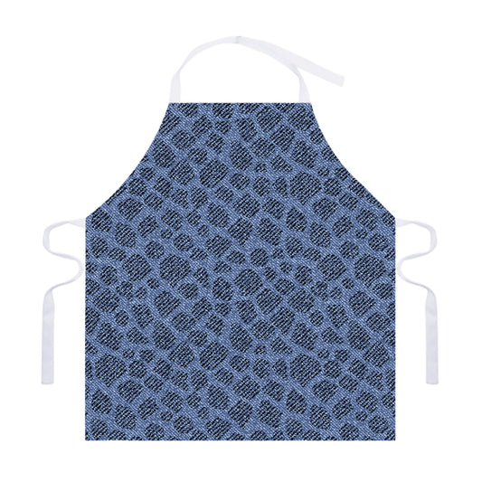 Giraffe Denim Jeans Pattern Print Adjustable Apron