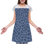Giraffe Denim Jeans Pattern Print Adjustable Apron