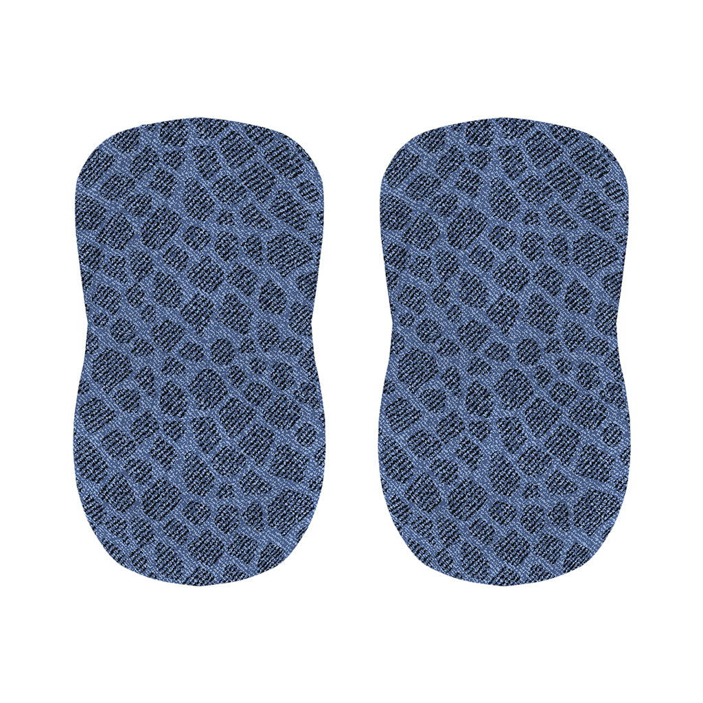 Giraffe Denim Jeans Pattern Print Bar Stool Covers