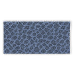 Giraffe Denim Jeans Pattern Print Beach Towel