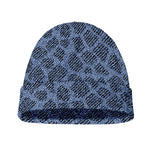 Giraffe Denim Jeans Pattern Print Beanie