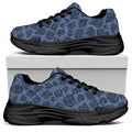 Giraffe Denim Jeans Pattern Print Black Chunky Shoes