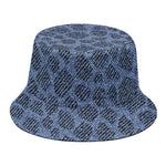 Giraffe Denim Jeans Pattern Print Bucket Hat