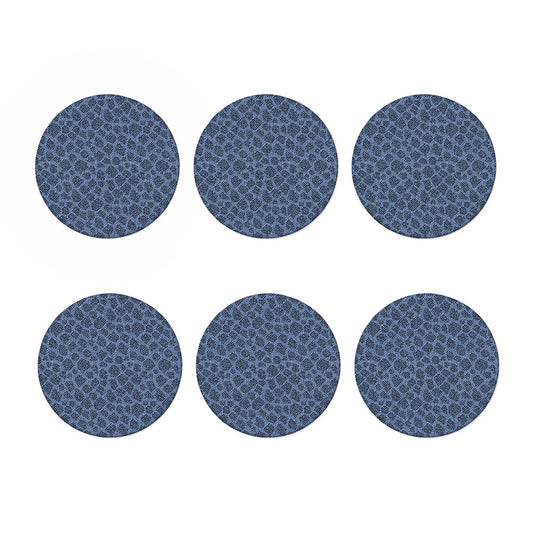 Giraffe Denim Jeans Pattern Print Coaster Set