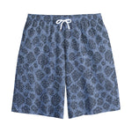 Giraffe Denim Jeans Pattern Print Cotton Shorts