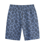 Giraffe Denim Jeans Pattern Print Cotton Shorts