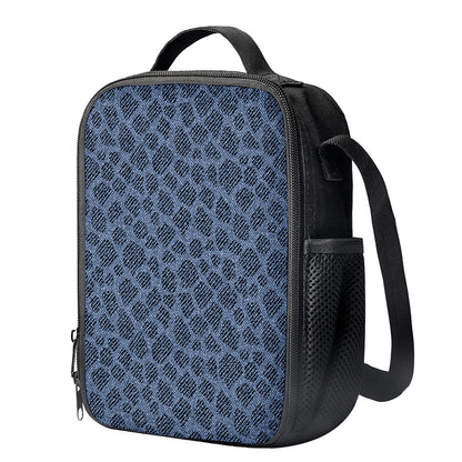 Giraffe Denim Jeans Pattern Print Crossbody Lunch Bag