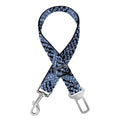 Giraffe Denim Jeans Pattern Print Dog Seat Belt