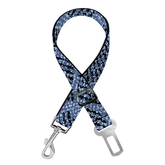 Giraffe Denim Jeans Pattern Print Dog Seat Belt