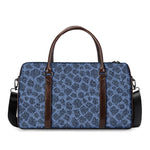 Giraffe Denim Jeans Pattern Print Duffle Bag