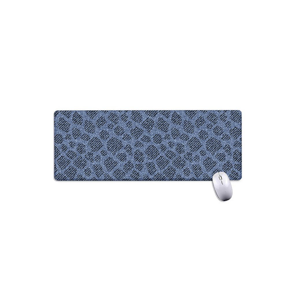 Giraffe Denim Jeans Pattern Print Extended Mouse Pad