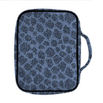 Giraffe Denim Jeans Pattern Print Front Pocket Bible Bag