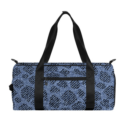 Giraffe Denim Jeans Pattern Print Gym Bag