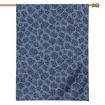 Giraffe Denim Jeans Pattern Print House Flag