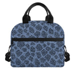 Giraffe Denim Jeans Pattern Print Insulated Lunch Bag