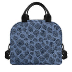 Giraffe Denim Jeans Pattern Print Insulated Lunch Bag
