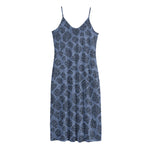 Giraffe Denim Jeans Pattern Print Jersey Midi Cami Dress