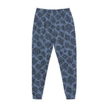 Giraffe Denim Jeans Pattern Print Jogger Pants