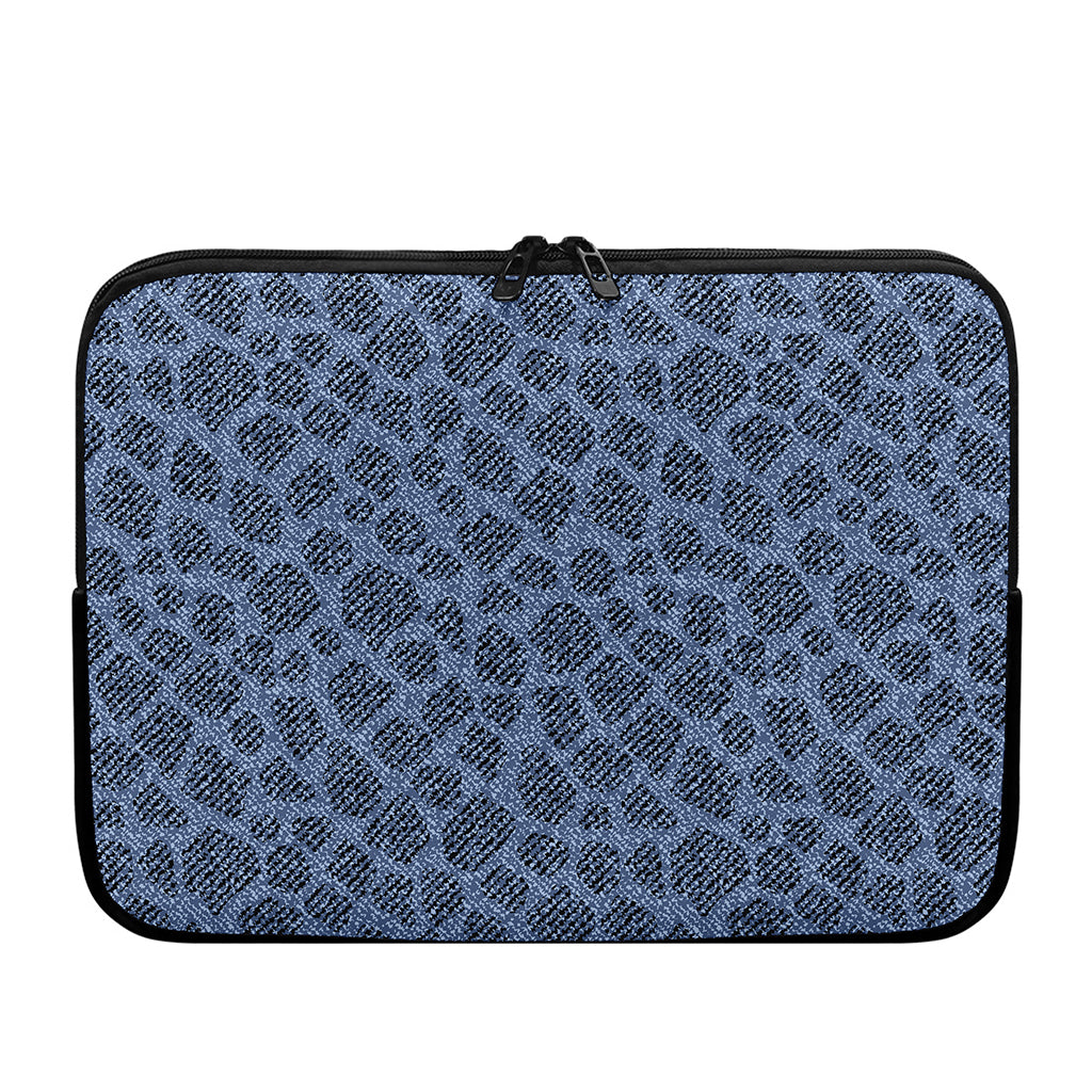 Giraffe Denim Jeans Pattern Print Laptop Sleeve