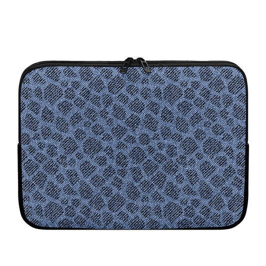 Giraffe Denim Jeans Pattern Print Laptop Sleeve