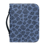 Giraffe Denim Jeans Pattern Print Leather Bible Cover