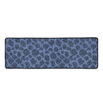 Giraffe Denim Jeans Pattern Print Long Kitchen Mat