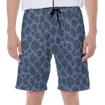 Giraffe Denim Jeans Pattern Print Men's Beach Shorts