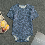 Giraffe Denim Jeans Pattern Print Men's Bodysuit